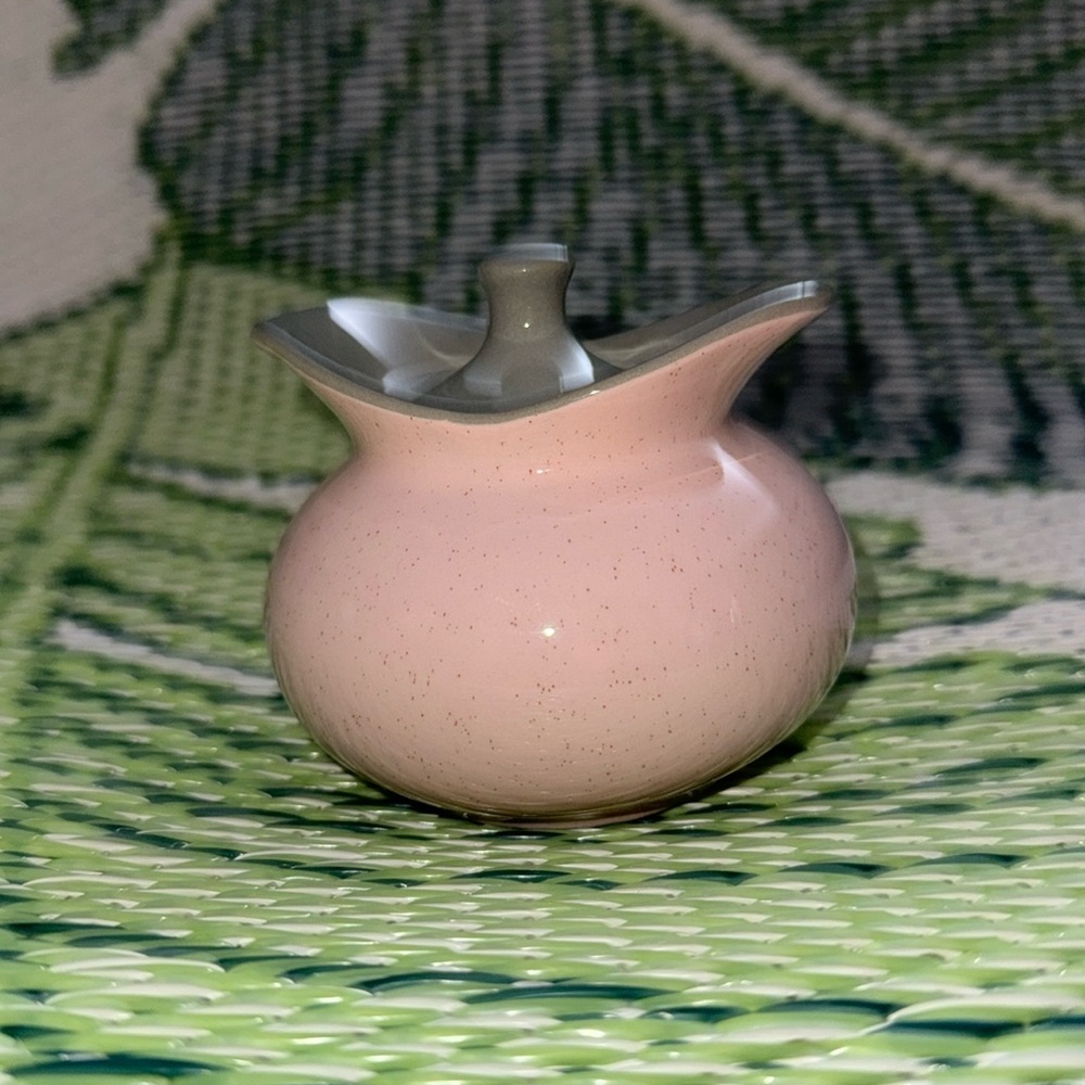 Harkerware Sugar Dish Shell Pink